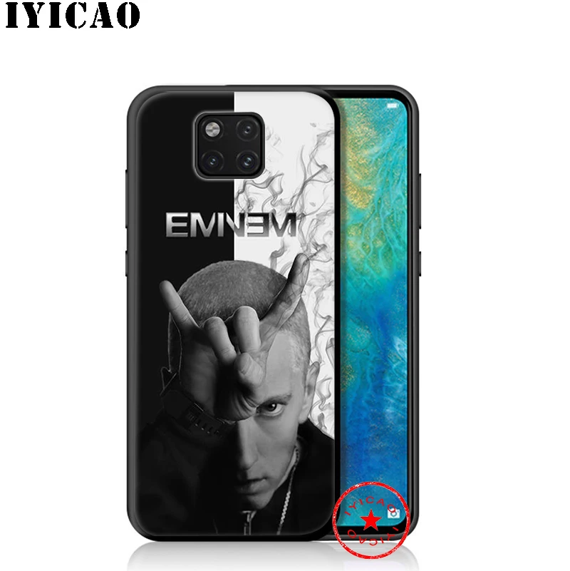 IYICAO Eminem 8 Mile мягкий чехол для huawei P30 P20 P10 P9 P8 2017 2016 2015 P Smart Z Plus 2019 mate 20 10 Lite Pro Mini |