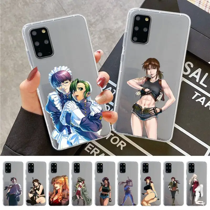 

YNDFCNB Black Lagoon Phone Case For Samsung A 10 20 30 50s 70 51 52 71 4g 12 31 21 31 S 20 21 plus Ultra