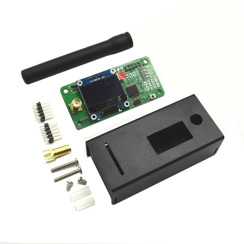 Jumbospot MMDVM hotspot поддержка P25 DMR YSF + OLED антенна черный алюминиевый чехол для raspberry pi