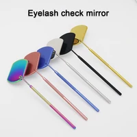 dental mouth mirror multifunction checking mirror eyelash extension beauty makeup portable stainless steel eyelashes tools