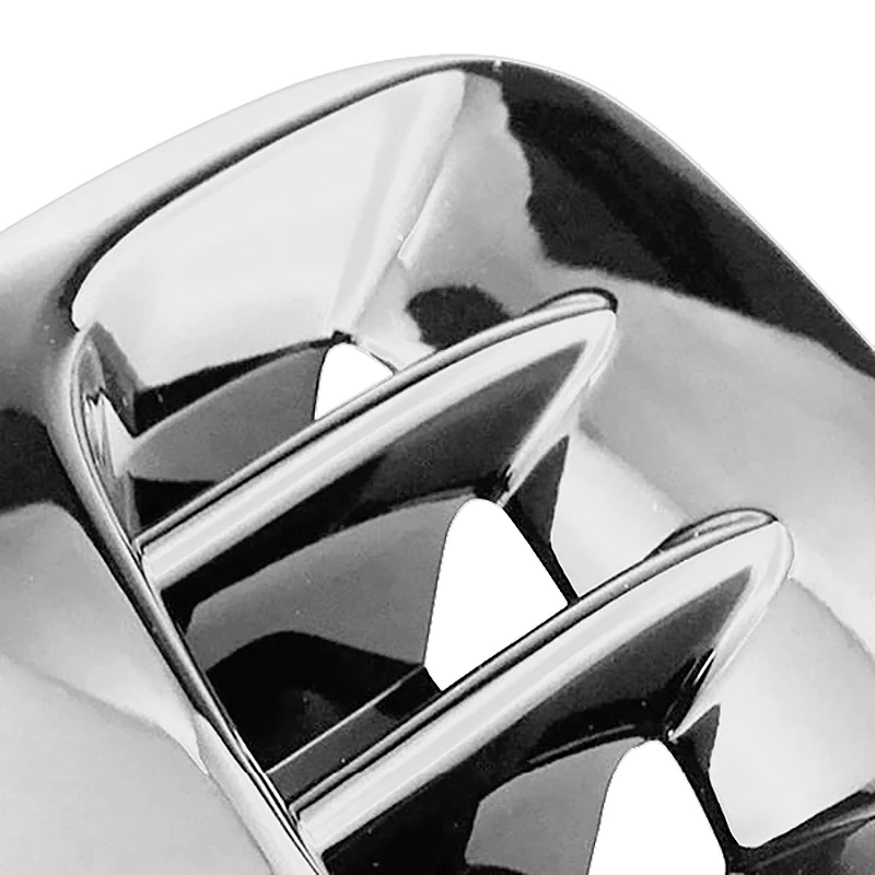 for Smart Fortwo Forfour 2015 - 2020 ABS Chrome Rear Air AC Outlet Vent Cover Trim |