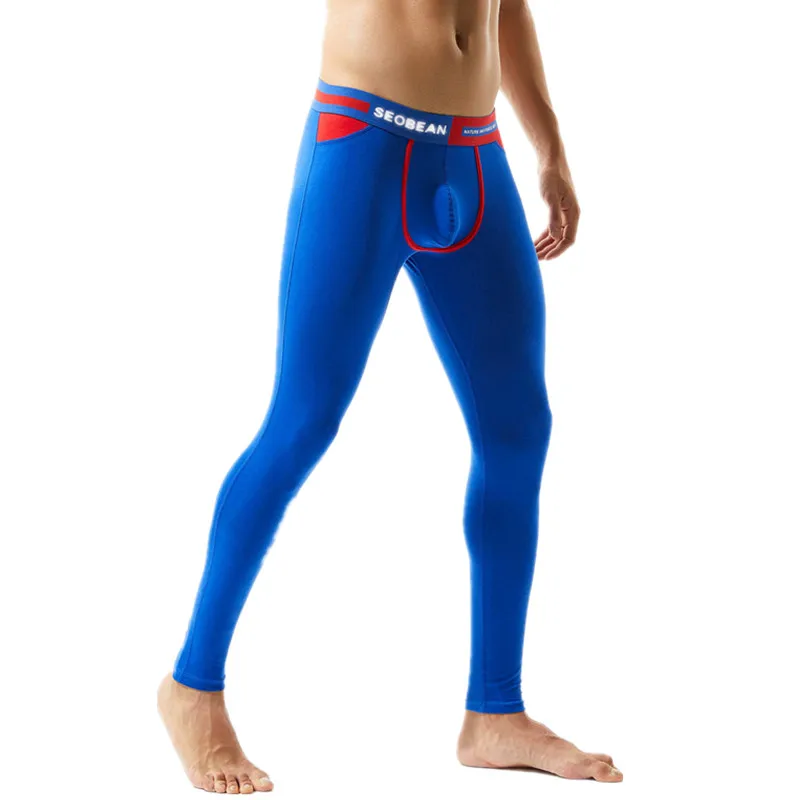 Кальсоны мужские тонкие эластичные пижамные штаны из модала облегающие