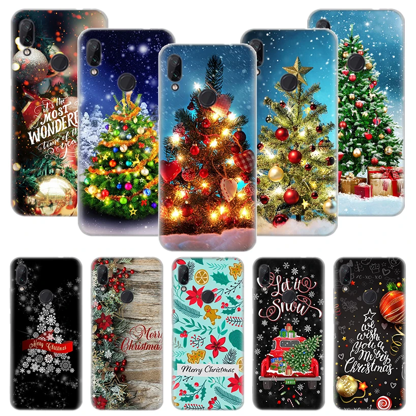 

Merry Christmas Tree Snow Case Funda For Xiaomi Mi Note 10 Pro 10T 9T 11 Ultra 11 Lite Poco X3 NFC F2 F3 M2 A3 Cover Coque