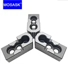 MOSASK 5, 6, 8, 10 дюймов, аксессуары для токарного станка с ЧПУ, стандартная полая цанга, гидравлическая жесткая губка