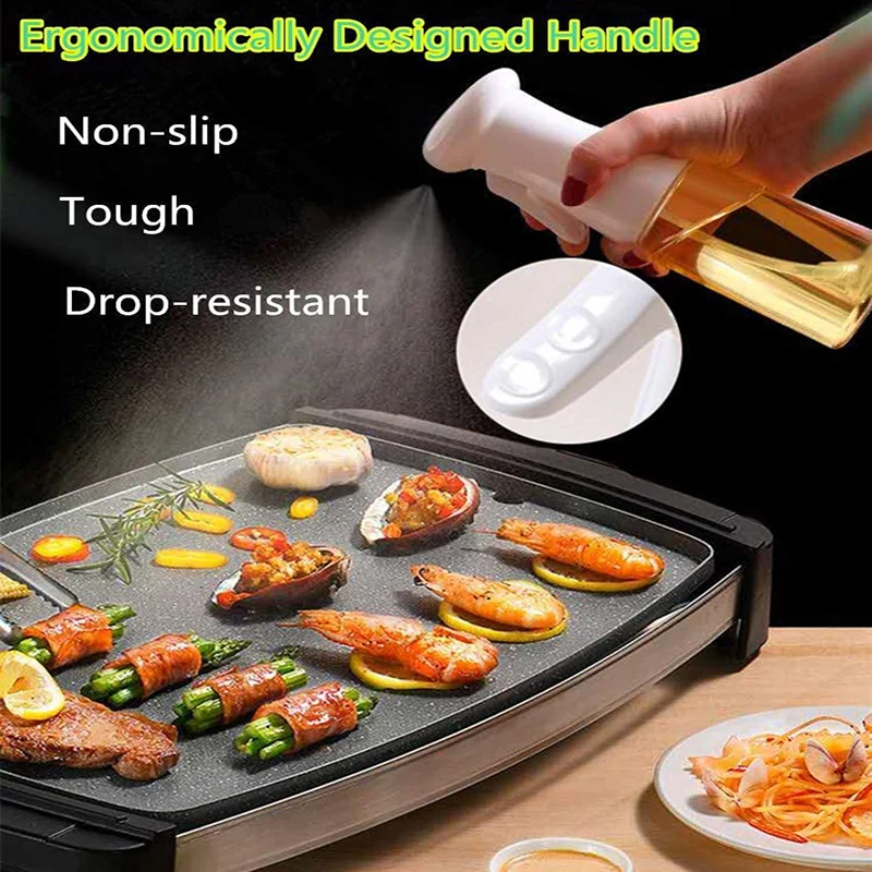 

210 ML Oil Spray Bottle for Cooking BBQ Cooking Sprayer for Cooking Baking Roasting Grilling Barbecue Salad Frying Kitchen 2021
