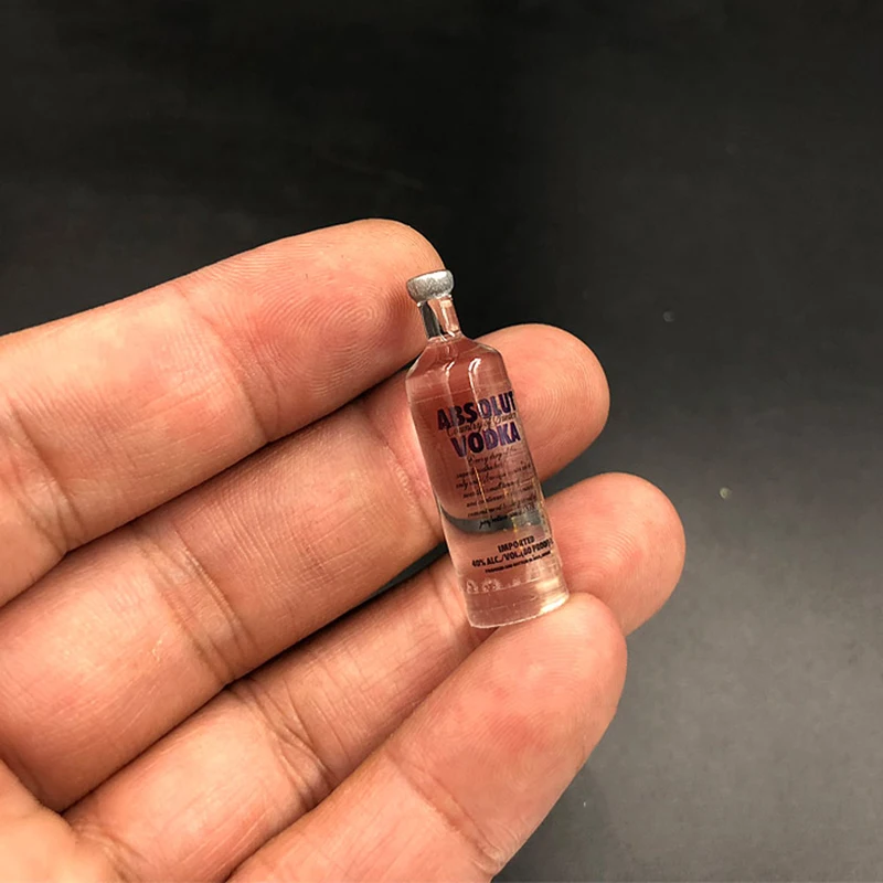 Масштаб 1/6 модели бутылок водки паб обеденный стол аксессуары для сцены 12 дюймов