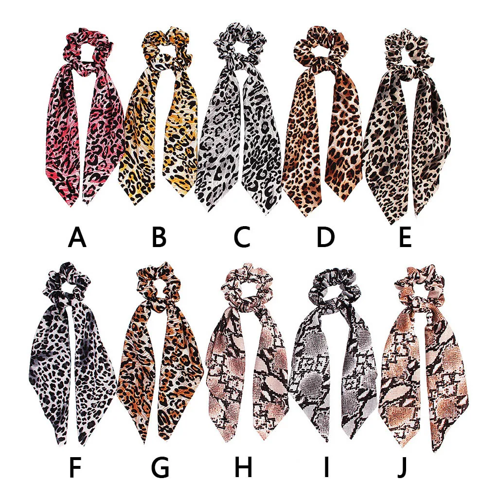 Женские пряди для волос DOUDOULU повязка шарф в горошек с леопардовым принтом