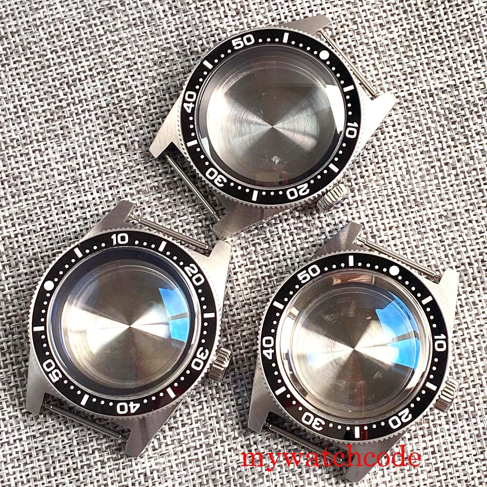 

Fit NH35 NH36 PT5000 ETA 2824 ST2130 Movement 41MM 300M Waterproof Diving Watch Case AR Domed/Flat Sapphire Crystal