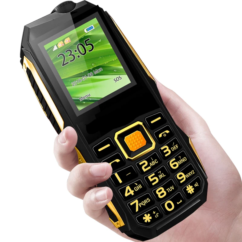 Английский беспроводной телефон с GSM две SIM карты радио светодиодный фонарик для