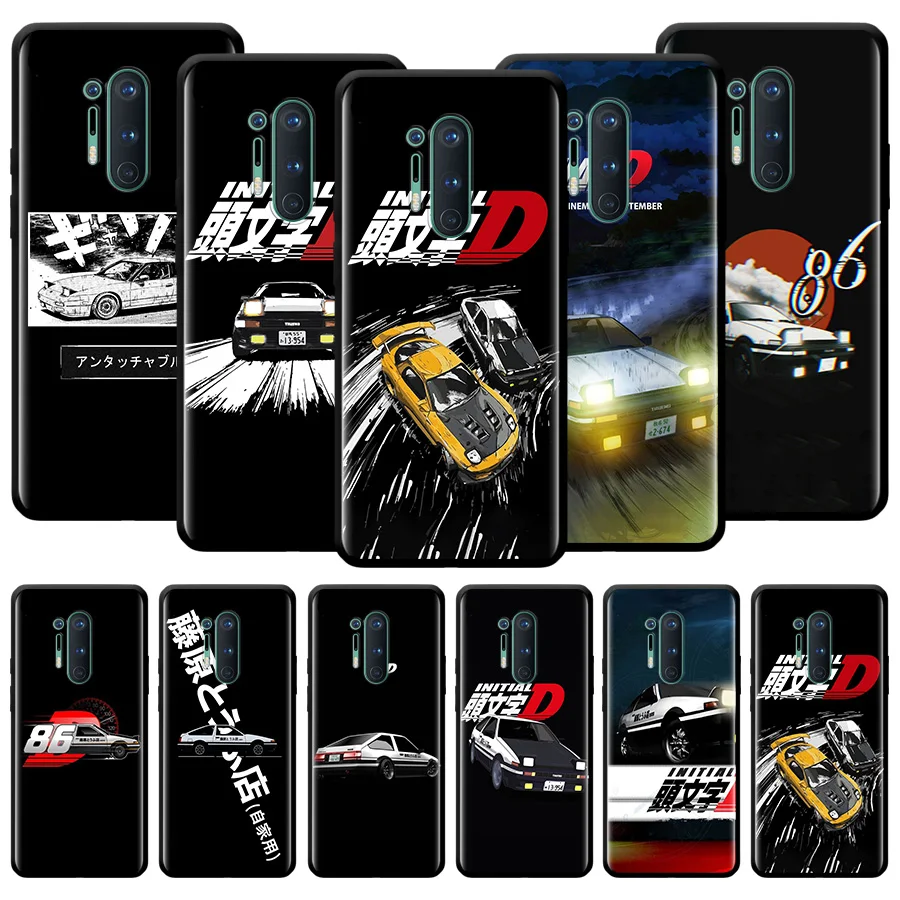 

Initial D Car Japan Anime Luxury Phone Case For Oneplus Nord N100 N200 N10 7 8 9 7T 8T 9R 9RT CE 2 Z Pro 5G Luxury Silicon Cover