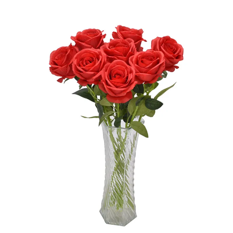 Искусственный цветок 16 шт. цветы улыбки розы украшения для дома гостиной свадьбы