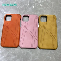 Hemsem High Quality Leather Case For iPhone Pro Max Plus Cover France Famous Brand Designer Phone Accessory
