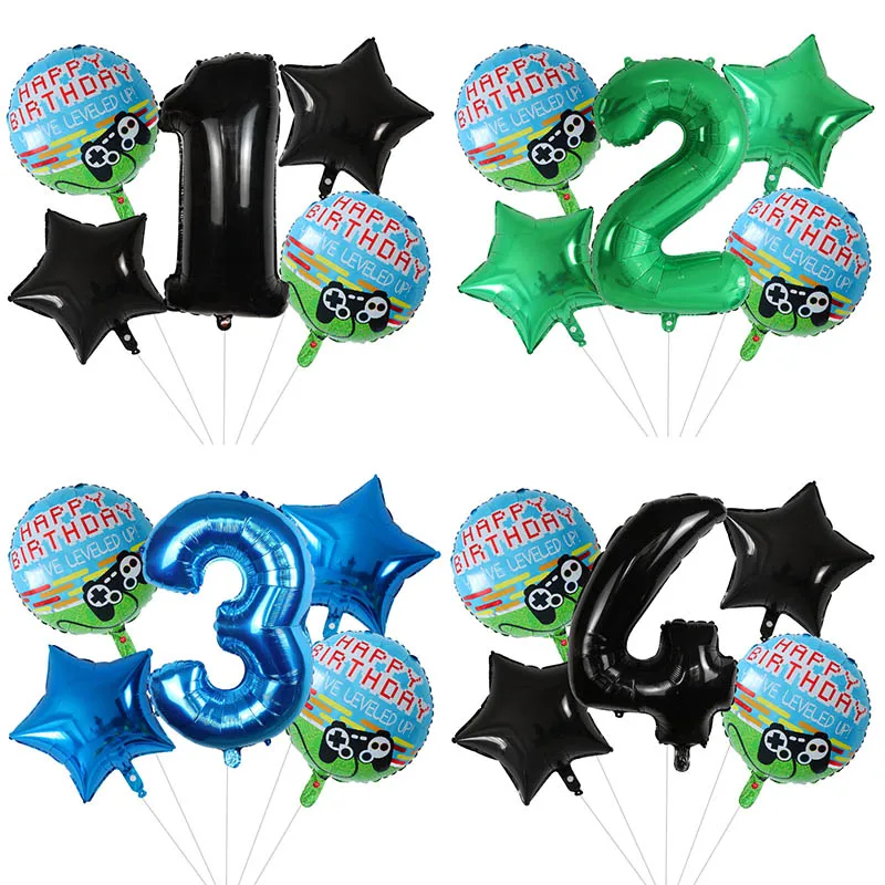 Игровой контроллер для видеоигр воздушный шар из алюминиевой фольги украшение