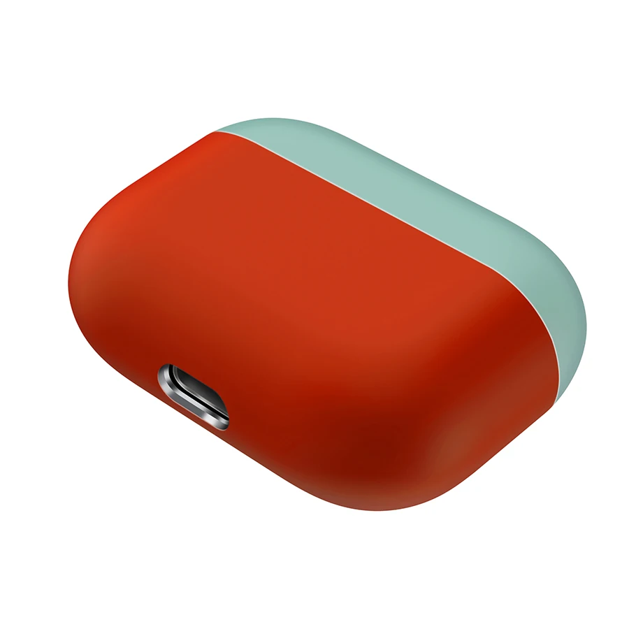 Чехол для наушников Airpods Pro силиконовый чехол карамельного цвета Apple 3 аксессуары