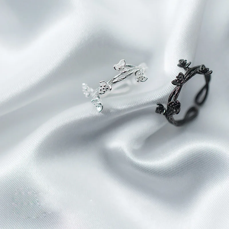 Регулируемые кольца из стерлингового серебра 925 пробы для женщин оригинальные