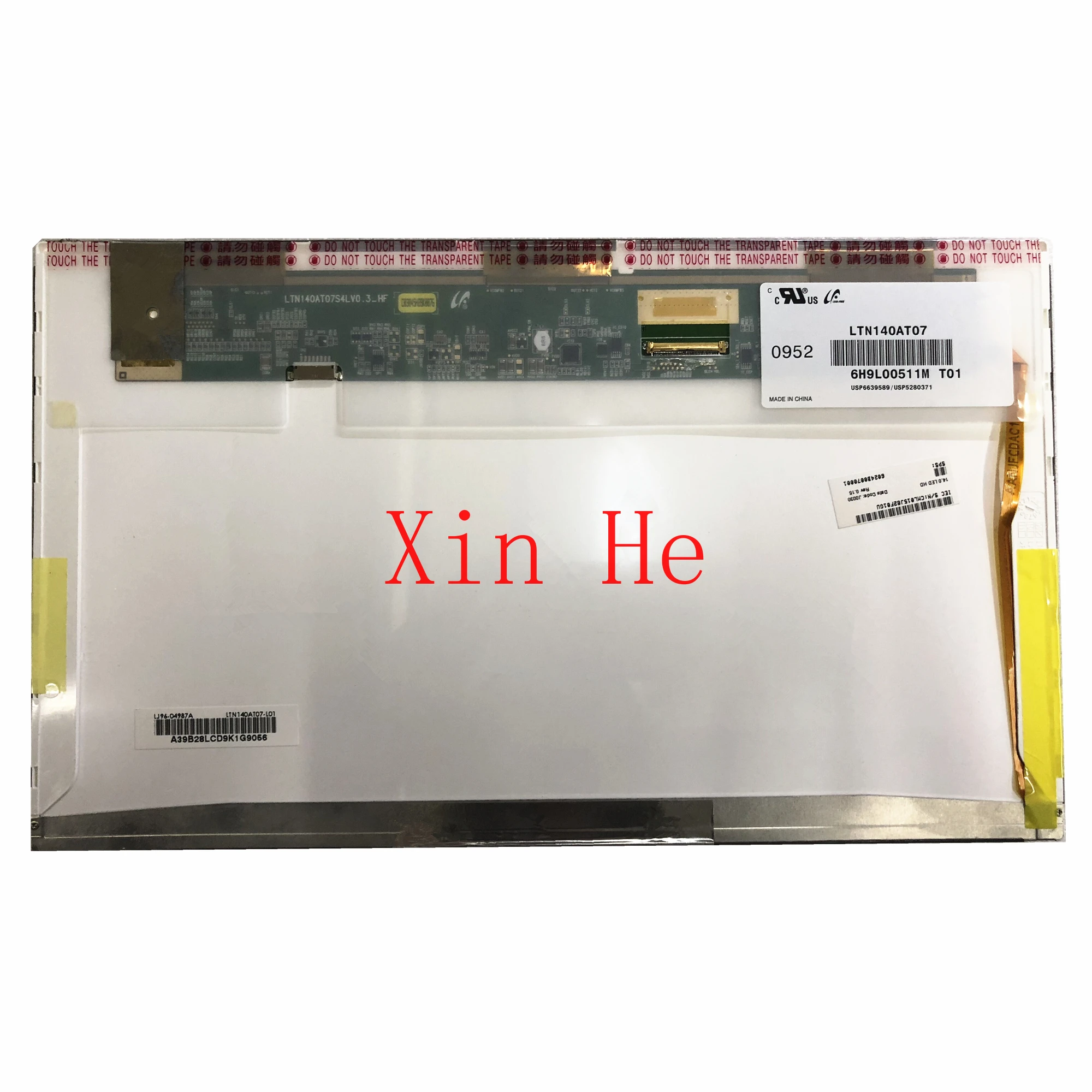 

LTN140AT07 подходит для BT140GW01 V.4 B140XW01 V.0 V.1 V.2 V.3 LP140WH1-TLA1 TLC1 LP140WH4-LTN1 LTN140AT22 N140B6-L08 HSD140PHW1 40 контактов
