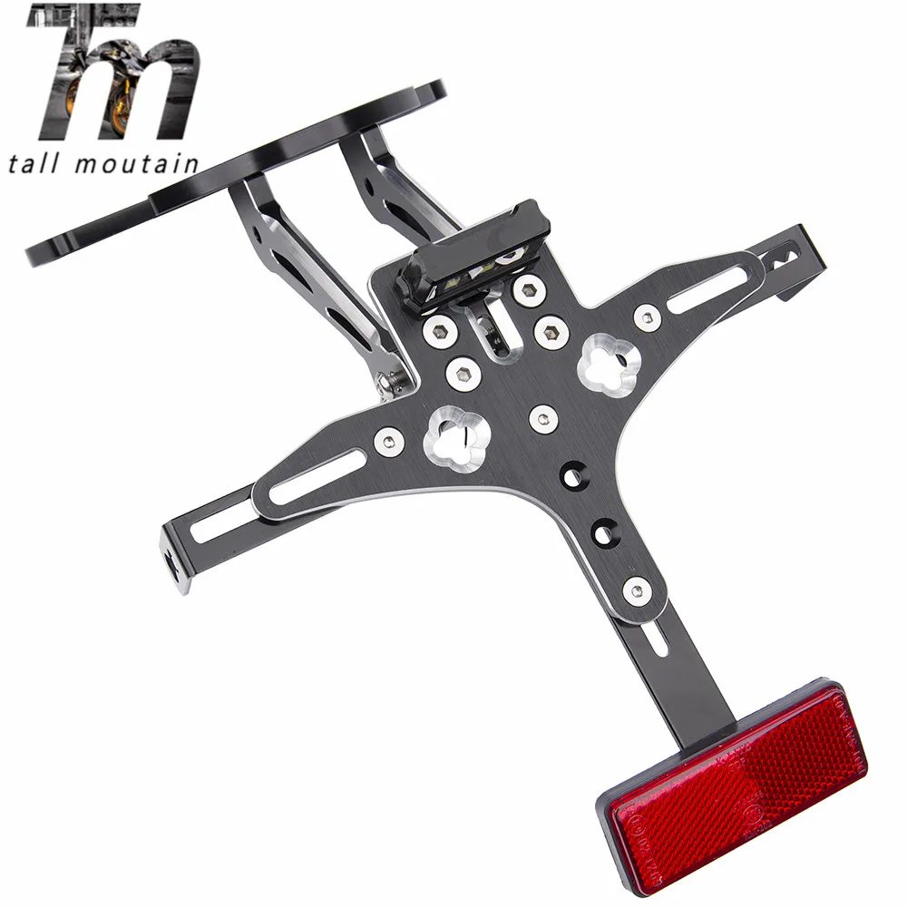 

Adjustable Fender Eliminator LED Light License Number Plate Holder Frame Bracket Mount For BMW S1000RR 2012 2013 2014 2015 2016