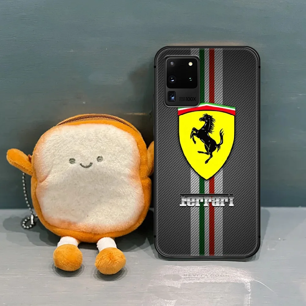 

Ferraris Car Phone Case Cover Hull For Samsung Galaxy S 7 8 9 10 e 20 FE uitra plus Note 9 10 20 black Hoesjes Pretty Cell Soft