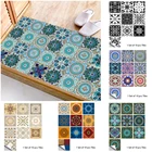 Самоклеящаяся Настенная Наклейка с мандалой, матовая поверхность, плитка, наклейка, Переводные Чехлы для кухни, ванной, стола, напольные наклейки на стену