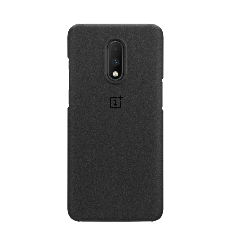 Официальный для OnePlus 7 защитный чехол песчаник + ПК Жесткий полуобернутый задняя