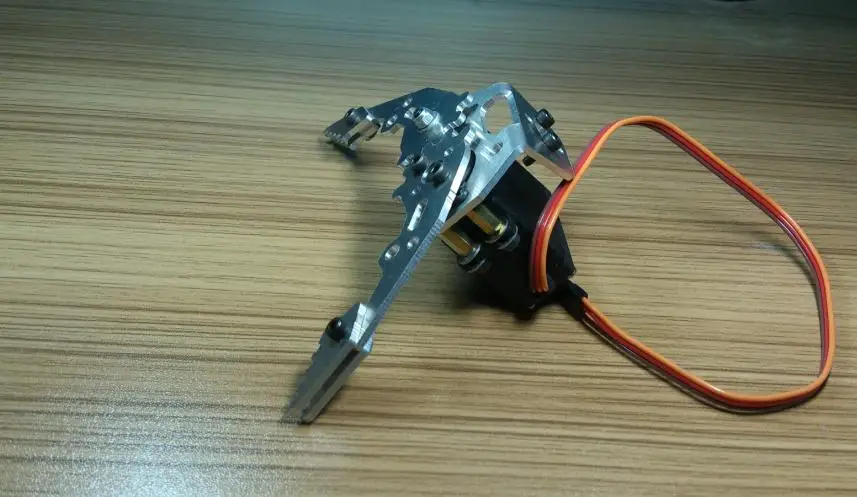 Small Metal Robot Claw Robotic Gripper Mechanical Arm Clamp with 180 Degree Servos for Arduino DIY Project STEM Toy Parts | Игрушки и
