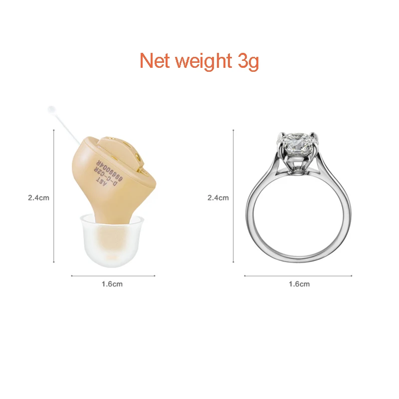 Слуховой аппарат Перезаряжаемые средство громкоговорящей связи мини слуховой