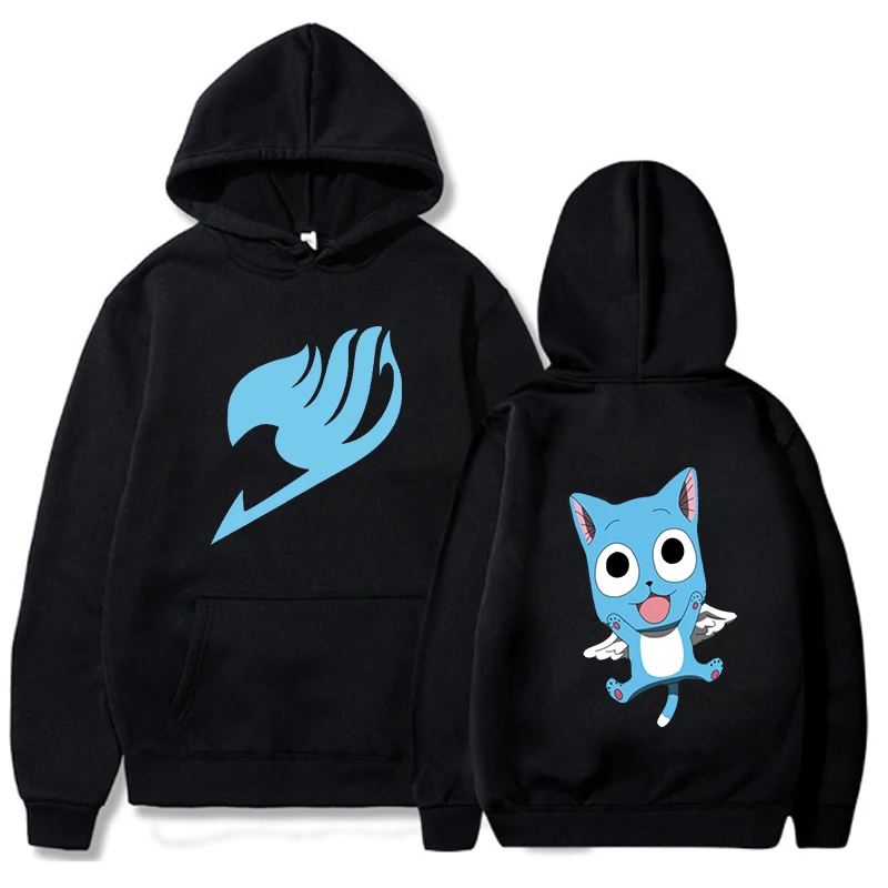 

Повседневная Толстовка в стиле японского аниме, толстовки с рисунком Феи хвоста, новинка 2021, модная Толстовка для мужчин и женщин, популярны...