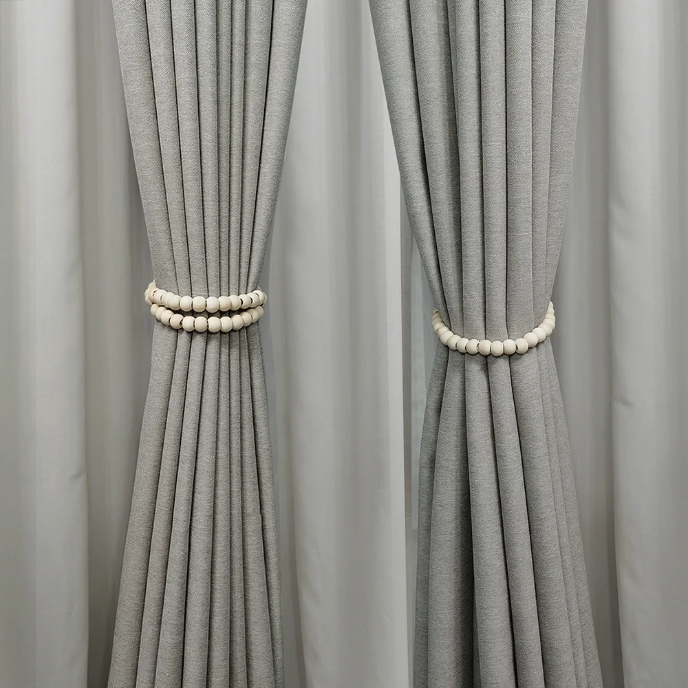 

Nordic curtain strap curtain hand-woven cotton rope curtain buckle ornaments curtain tieback curtain accessories