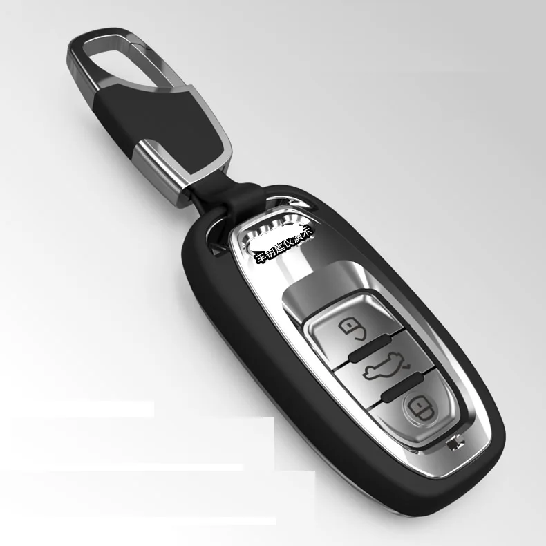 Fob цепочка для ключей держатель ключа автомобиля чехол Обложка Audi B6 B7 B8 A4 A5 A6 A7 A8 Q5