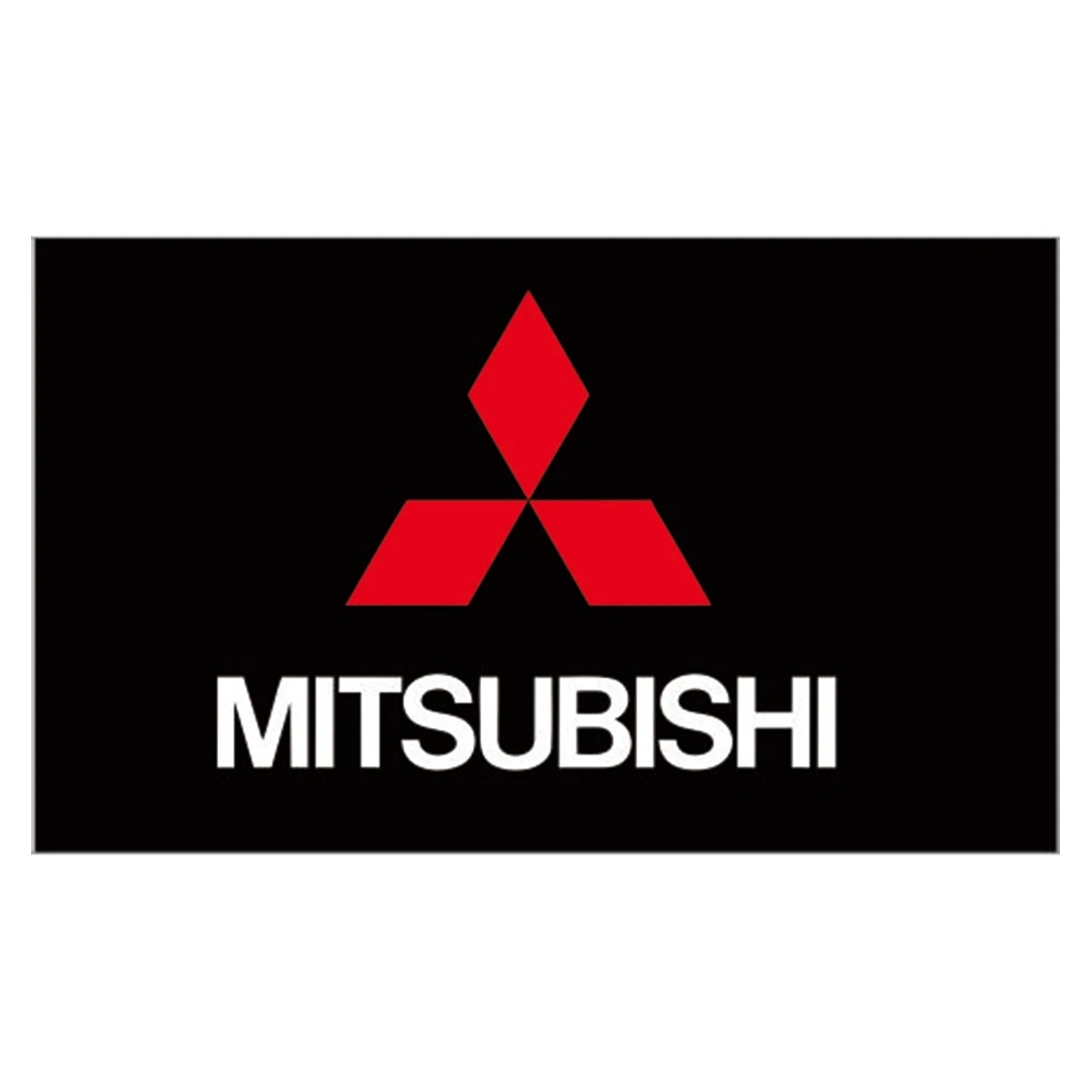

90x150cm 120x180cm Mitsubishi Car Flag For Decoration