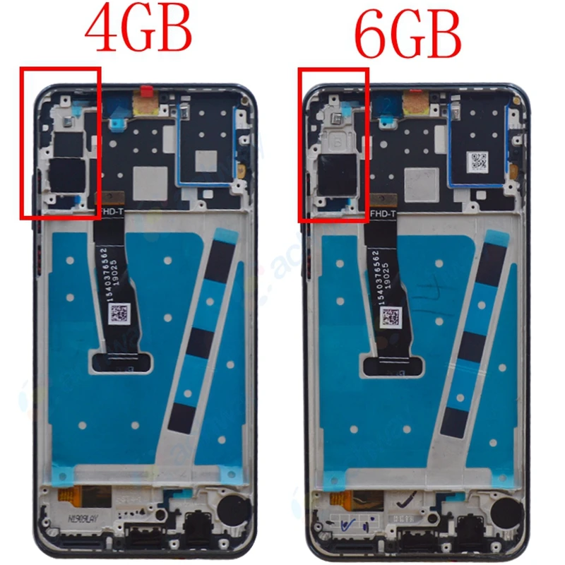 ЖК-дисплей с рамкой для HUAWEI P30 Lite, ЖК-экран для HUAWEI P30 Lite, Nova 4e, MAR-LX1, LX2, al01, Замена