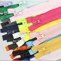 5pcs ce closed end resin zipper auto lock slider puller color tape for bags jacket garment clothes repair sewing accessories