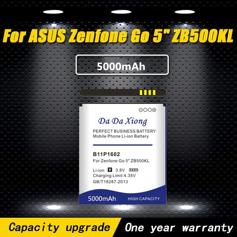 Аккумулятор DaDaXiong B11P1602 5000 мАч для ASUS Zenfone Go 5 дюймов ZB500KL X00AD X00ADC X00ADA аккумулятор