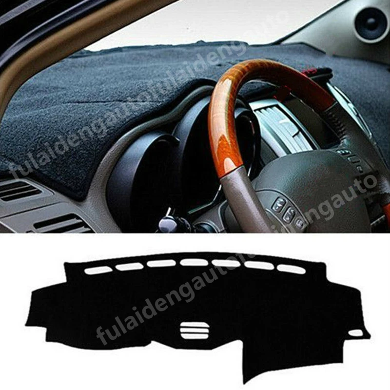 

Black Dashmat Dashboard Mat Dash Cover Sun Visor Pad For Lexus RX350 2003-2007 Moulding Car Accessories
