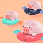 Игрушка для бассейна детские пляжные игрушки 3 шт. милые Мультяшные животные игрушка для ванны свинка Классическая Детская водная игрушка Детские игрушки для пляжа