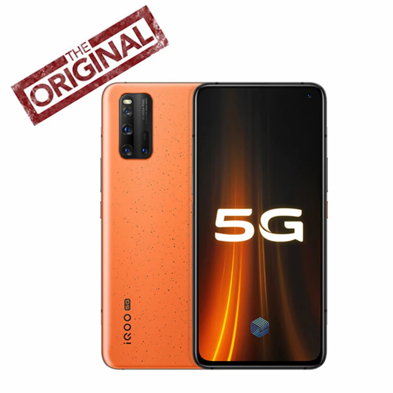 Оригинальное зарядное устройство Vivo IQOO 3 5G 12G 128G мобильный телефон 180HZ Screen Snapdragon 865