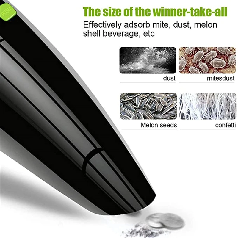 Беспроводной автомобильный пылесос для сухой и влажной уборки 12 В 120 Вт |