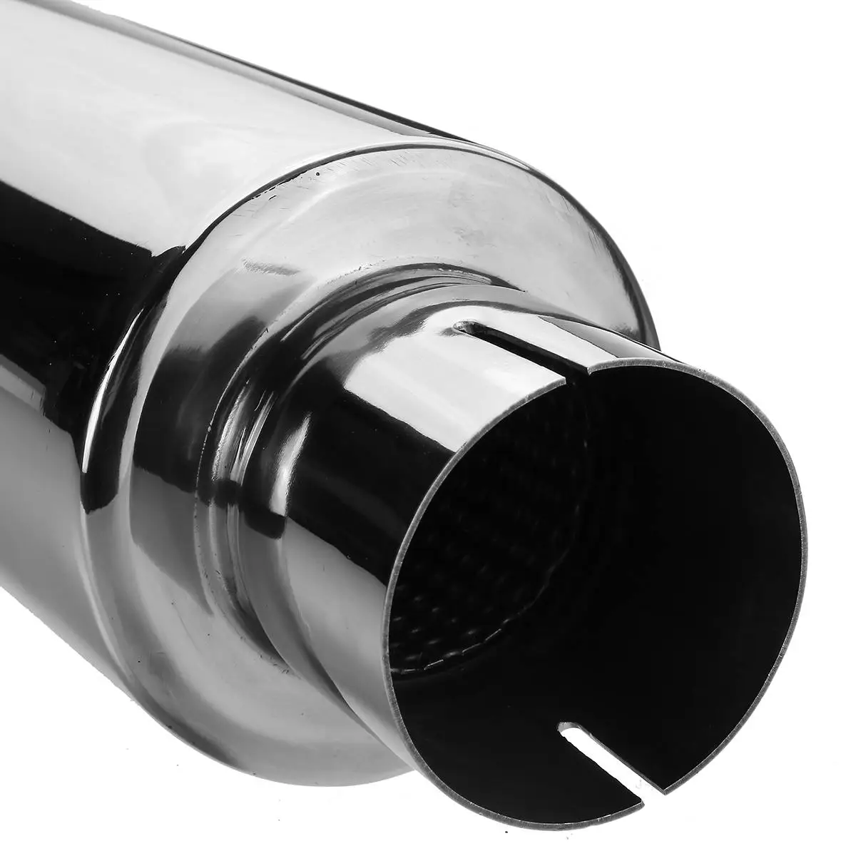 Универсальный автомобильный резонатор 63 мм выхлопной глушитель из нержавеющей