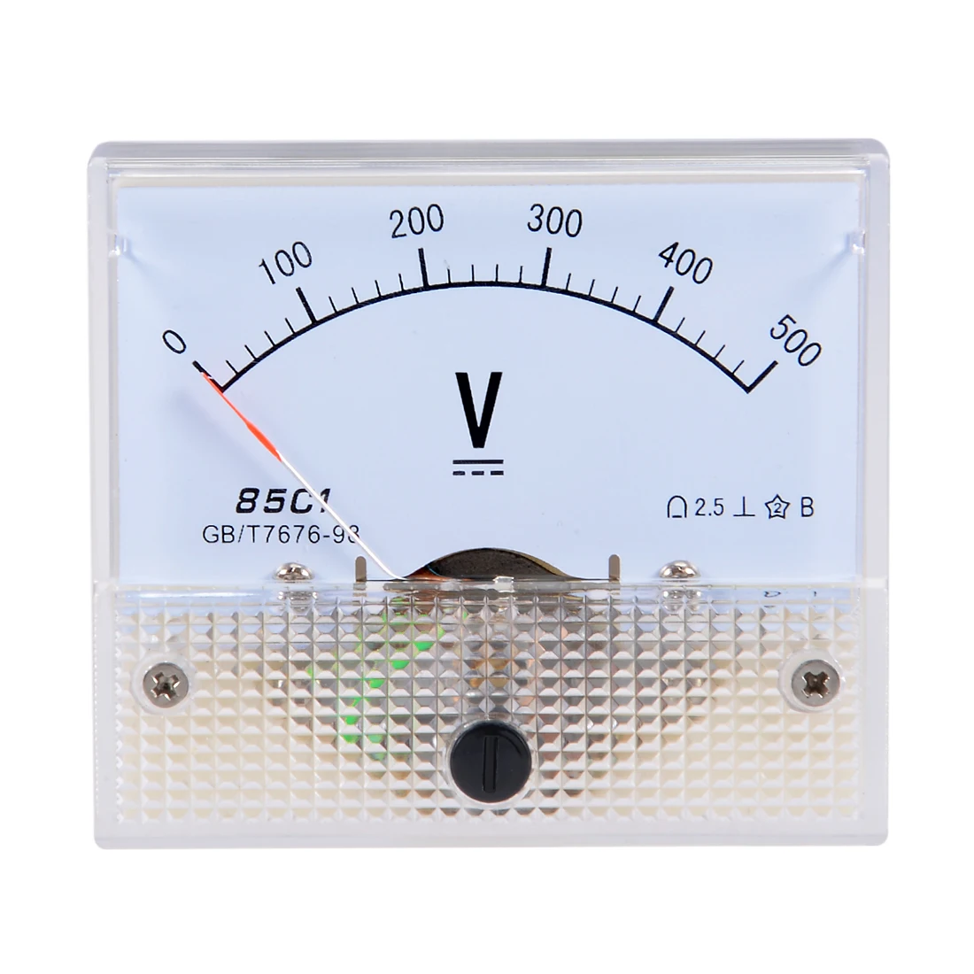 

Uxcell DC 0-500 в аналоговый панельный измеритель напряжения вольт метр 85C1 2.5% погрешность