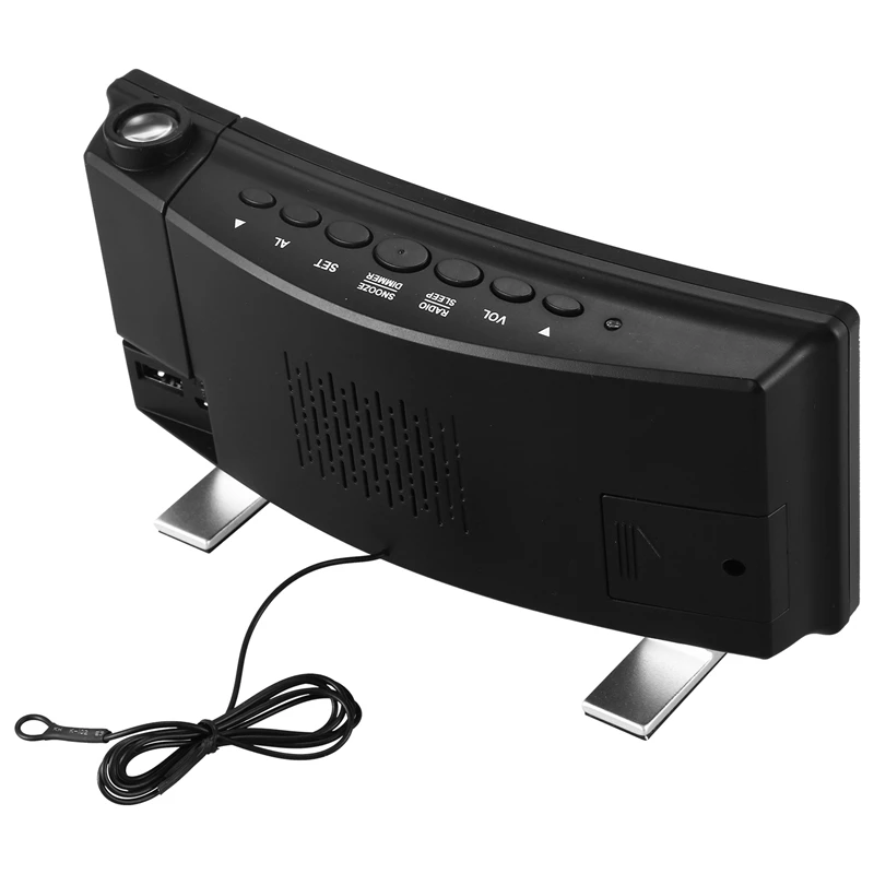 Модные-проекционные часы с будильником 7 дюймовый Диммируемый светодиодный