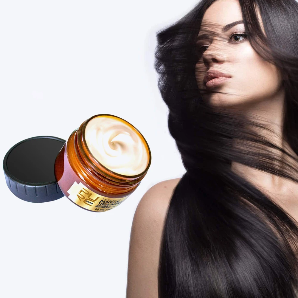 60ml Magical Treatment Mask 5 Seconds Repairs Damage Restore Soft Hair for All Types Keratin &amp Scalp Cream | Красота и здоровье