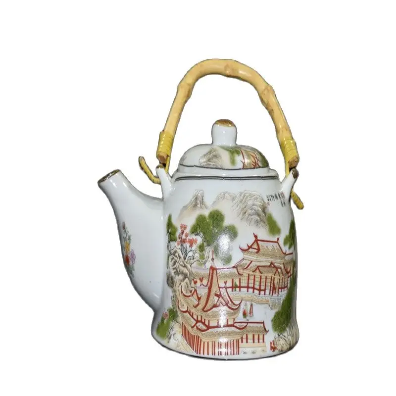 

Early collection of porcelain wine pot ornaments