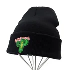 Зимняя шапка с вышивкой Джек кактус Трэвиса Скотта кактуса вязанные шапочки Skullies Beanies шапка хип-хоп вязаные шапки
