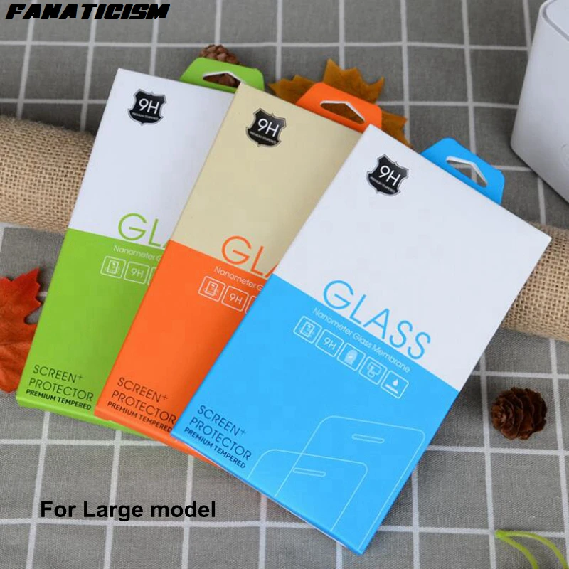 

500pcs Tempered Glass Packaging For iphone 13 12 11 Pro XR XS Max Samsung S21 S22 Full Cover Screen Protector Retail Packing Box