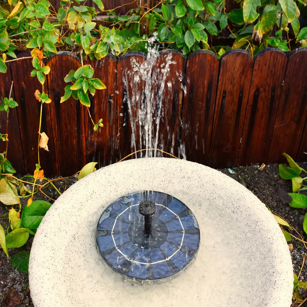 Набор для полива садовых растений погружная панельная помпа на солнечной