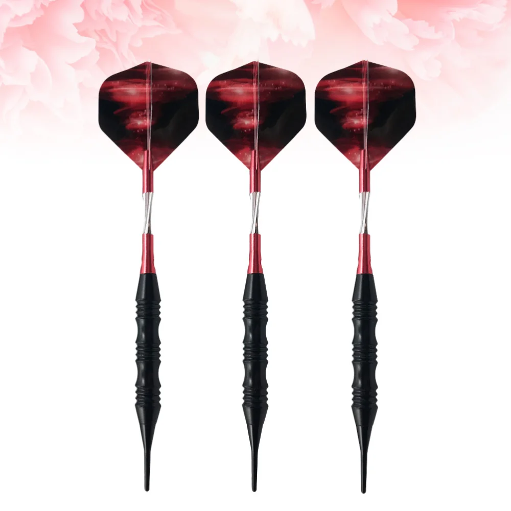 

3psc Match Darts Portable Needle Tipped Darts Drop-resistant Aluminum Rod Flights Darts For Sports Events With Storage Case