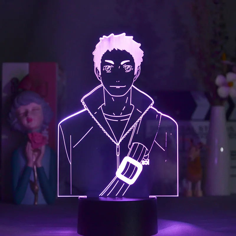 

Acrylic 3D Anime Nightlight Haikyuu LED Night Sleeping Light Lamp Daichi Sawamura Teenager Bedroom Decoration Atmosphere