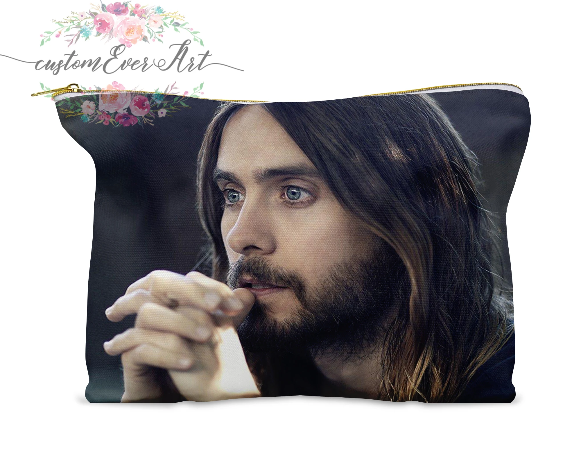 Jared Leto косметичка Персонализированная маленькая Забавный органайзер для макияжа