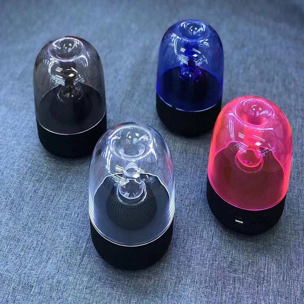 Harman Kardon Mini Transparent Imitation Glass F7 Wireless Bluetooth Speaker Car 3D Surround Sound Card | Электроника