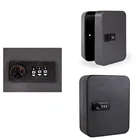 Шкаф для ключей, настенный, запираемый, металлический шкаф, сейф для домашнего хозяйства